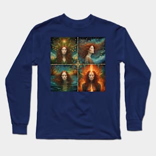 The Elements - Earth, Air, Water, Fire. Long Sleeve T-Shirt